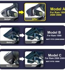 Dash Camera-FITCAMX-Fitcamx 4K Dash Cam Suitable for RAM 1500 TRX Classic (Model A) 2019 2020 2021 2022 2023 2024 Rebel Big Horn Laramie- OEM Look 2