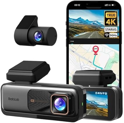 Dash Camera-BOTSLAB-4K Dash Cam Front and Rear- 170° Ultra Wide Dashcam with ADAS Dash Camera-BOTSLAB-4K Dash Cam Front and Rear- 170° Ultra Wide Dashcam with ADAS