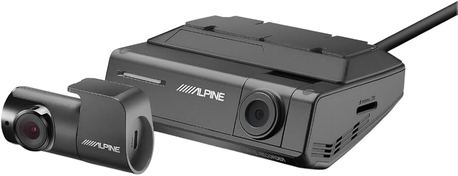 Dash Camera-Alpine-Alpine DVR-C320R Premium 1080P Night Vision Dash Camera Bundle (Front + Rear) with Built-in Drive Assist 2 Dash Camera-Alpine-Alpine DVR-C320R Premium 1080P Night Vision Dash Camera Bundle (Front + Rear) with Built-in Drive Assist - Image 2
