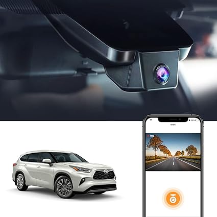 Dash Camera-FITCAMX-Fitcamx 4K Dash Cam Suitable for Toyota Highlander 2020-2025 LE Limited L XLE XSE Platinum UX70 (Gen4)- OEM Factory Look Dash Camera-FITCAMX-Fitcamx 4K Dash Cam Suitable for Toyota Highlander 2020-2025 LE Limited L XLE XSE Platinum UX70 (Gen4)- OEM Factory Look
