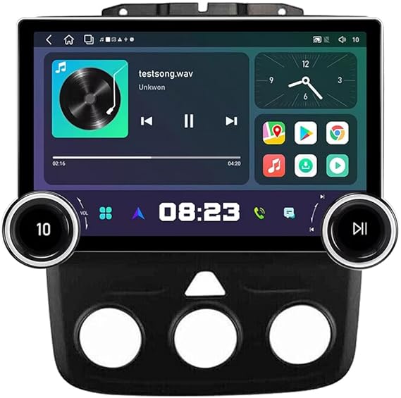 Dash Camera-GOJOHO-for Dodge Ram Radio 2011-2017 1500 2500 3500 Car Stereo 10.1″ IPS Touchscreen Built-in Apple CarPlay Andriod Auto GPS Navigation Bluetooth Head Unit with Free Back Camera (4G RAM+64G ROM+Carplay) Dash Camera-GOJOHO-for Dodge Ram Radio 2011-2017 1500 2500 3500 Car Stereo 10.1" IPS Touchscreen Built-in Apple CarPlay Andriod Auto GPS Navigation Bluetooth Head Unit with Free Back Camera (4G RAM+64G ROM+Carplay)