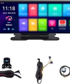 Dash Camera–BT Wide Screen Car Video Recorder Auto Dash Cam Car Camera Recorder Night Viewing 10.26in DVR 170 Degree Wide Angle Car Global Positio System Navigation Camcorder