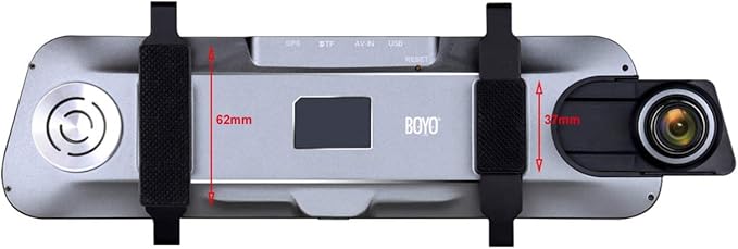 Dash Camera-BOYO VISION-BOYO VTR93M – Vehicle HD Backup Camera/DVR System with 9.35” Rear-View Mirror Monitor- Front and Rear-View Cameras for Car 3 Dash Camera-BOYO VISION-BOYO VTR93M - Vehicle HD Backup Camera/DVR System with 9.35” Rear-View Mirror Monitor- Front and Rear-View Cameras for Car - Image 3