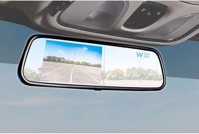 Dash Camera-iBeam-iBeam TE-CTM45 4.5 Inch Compass/Temp Mirror Monitor 3 Dash Camera-iBeam-iBeam TE-CTM45 4.5 Inch Compass/Temp Mirror Monitor - Image 3