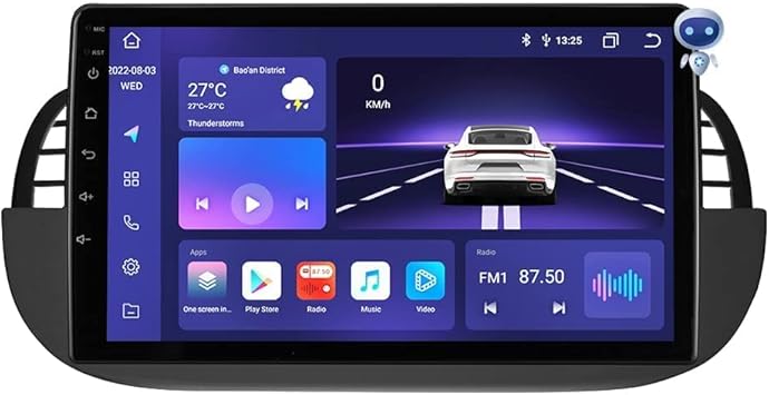 Dash Camera-hizpo-9″ QLED Touchscreen Car Radio Android Stereo Compatible with Fiat 500 2007-2014 with Wireless Carplay/Android Auto UNISOC 7862 8-Core 4+32GB Bluetooth WiFi GPS DSP Dash Camera-hizpo-9" QLED Touchscreen Car Radio Android Stereo Compatible with Fiat 500 2007-2014 with Wireless Carplay/Android Auto UNISOC 7862 8-Core 4+32GB Bluetooth WiFi GPS DSP
