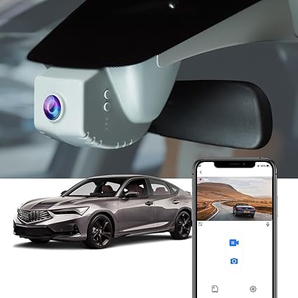 Dash Camera-FITCAMX-Fitcamx 4K Dash Cam Suitable for Acura Integra 2023 2024 2025 (Grey)- OEM Factory Look 3 Dash Camera-FITCAMX-Fitcamx 4K Dash Cam Suitable for Acura Integra 2023 2024 2025 (Grey)- OEM Factory Look - Image 3