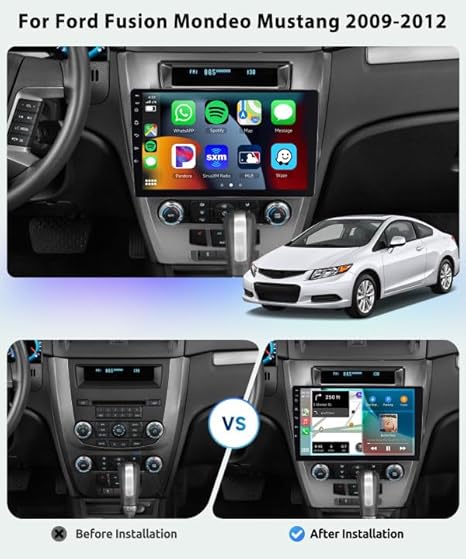 Dash Camera-podofo-8 CORE 6G+128G Car Radio for Ford Fusion Mondeo Mustang 2009-2012 with Wireless CarPlay Android Auto- 10.1″ 1280 * 720P IPS Touch Screen Stereo Android 13 GPS WiFi Bluetooth DSP SWC Backup Camera 2 Dash Camera-podofo-8 CORE 6G+128G Car Radio for Ford Fusion Mondeo Mustang 2009-2012 with Wireless CarPlay Android Auto- 10.1" 1280 * 720P IPS Touch Screen Stereo Android 13 GPS WiFi Bluetooth DSP SWC Backup Camera - Image 2