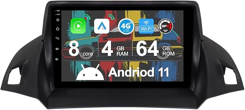 Dash Camera-ASURE-ASURE 9″ Car Stereo Radio Upgrade for Ford Escape 2013-2019 Low-end Version Cars-8Core 4+64GB Android Car GPS Navigation Unit with Wireless Carplay Dash Camera-ASURE-ASURE 9" Car Stereo Radio Upgrade for Ford Escape 2013-2019 Low-end Version Cars-8Core 4+64GB Android Car GPS Navigation Unit with Wireless Carplay