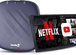 Dash Camera-Carlinkit-Carlinkit CarPlay Ai Box Android 13.0 System Wireless CarPlay Android Auto QCM6125 8-core 8G+128G- Multimedia Box Spotify/Netflix/YouTube Car Video