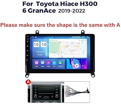 Dash Camera-RONGJI-Radio for Toyota Hiace H300 6 GranAce 2019 2020 2021 2022 Stereo Upgrade Dash Kit Car GPS Navigation-2+32GB 9″ IPS Touch Screen Head Unit with Car-Play & Android Auto/SWC/Rear View 2 Dash Camera-RONGJI-Radio for Toyota Hiace H300 6 GranAce 2019 2020 2021 2022 Stereo Upgrade Dash Kit Car GPS Navigation-2+32GB 9" IPS Touch Screen Head Unit with Car-Play & Android Auto/SWC/Rear View - Image 2
