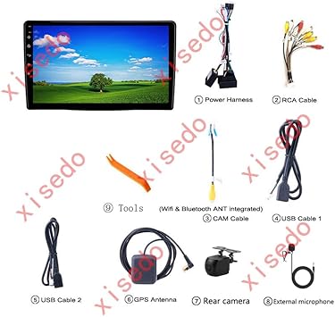 Dash Camera-XISEDO-for Dodge RAM ProMaster 1500 2500 3500 2014-2022 Car Radio Stereo Carplay IPS Android Car Stereo 9″ in-Dash Head Unit WiFi GPS Navigation Steering Wheel Control RAM 2G ROM 32G 3 Dash Camera-XISEDO-for Dodge RAM ProMaster 1500 2500 3500 2014-2022 Car Radio Stereo Carplay IPS Android Car Stereo 9" in-Dash Head Unit WiFi GPS Navigation Steering Wheel Control RAM 2G ROM 32G - Image 3