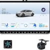 Dash Camera-Inefala-Hi-Fi 2+64G Android 13 Car Stereo Radio for Toyota Corolla EX 2005-2012- 9” HD Touch Screen with Wireless CarPlay Android Auto 5