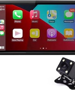 Dash Camera-ROADYAKO-ROADYAKO 2DIN 7Inch Double Din Universal Head Unit Car GPS Navigation with Wireless CarPlay and Wire Android Auto AirPlay Rear View Camera Bluetooth AM FM Car Radio Stereo Video Center Multimedia
