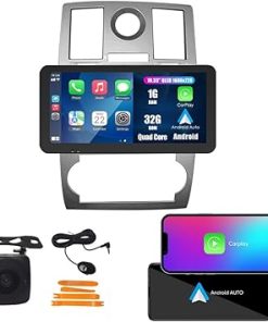 Dash Camera-KUNFINE-Kunfine Car CarPlay Android Auto Navigation Stereo GPS Radio Reverse Camera Display 10.33″ QLED Touchscreen Headunit Tablet Pad Media Player For Chrysler 300C 2005-2007- if Applicable Quad Core 1G+32G