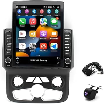 Dash Camera-Alikali-9.7″ Android 13 Double Din Car Stereo w/Carplay Android Auto for Dodge Ram 1500 2500 3500 2013-2018 (AUTO AC) w/WiFi GPS Bluetooth AHD Backup Camera Mic-SWC/AV in/FM/AM IPS Car Audio Receiver Dash Camera-Alikali-9.7" Android 13 Double Din Car Stereo w/Carplay Android Auto for Dodge Ram 1500 2500 3500 2013-2018 (AUTO AC) w/WiFi GPS Bluetooth AHD Backup Camera Mic-SWC/AV in/FM/AM IPS Car Audio Receiver