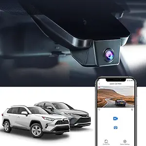 Dash Camera-FITCAMX-Fitcamx 4K Dash Cam Suitable for Toyota RAV4 2019-2021 LE Limited Premium XLE TRD Hybrid & RAV4 Prime 2021-2024 (Model A/No Vent Hole)- OEM Look 3 Dash Camera-FITCAMX-Fitcamx 4K Dash Cam Suitable for Toyota RAV4 2019-2021 LE Limited Premium XLE TRD Hybrid & RAV4 Prime 2021-2024 (Model A/No Vent Hole)- OEM Look - Image 3
