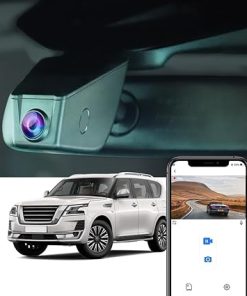 Dash Camera-FITCAMX-Fitcamx 4K Dash Cam Compatible with Nissan Armada 2017-2023 S SV SL Platinum & Infiniti QX56 (with Auto Dimming)- OEM Look