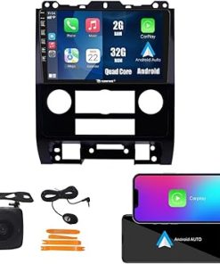 Dash Camera-KUNFINE-Kunfine Car CarPlay Android Auto Navigation Stereo GPS Radio Display 9″ IPS Touchscreen Headunit Tablet Pad Media Player for Ford Escape & for Mazda Tribute 2007-2012- if Applicable Quad Core 2G+32G Dash Camera-KUNFINE-Kunfine Car CarPlay Android Auto Navigation Stereo GPS Radio Display 9″ IPS Touchscreen Headunit Tablet Pad Media Player for Ford Escape & for Mazda Tribute 2007-2012- if Applicable Quad Core 2G+32G