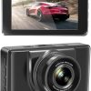 Dash Camera-GILIKVHOM-3 Channel 5GHz WiFi FHD Dash Cam- 2K+1080P+1080P Dash Cam Front and Rear/Inside for Cars with Night Vision 5