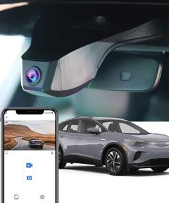 Dash Camera-FITCAMX-Fitcamx 4K Dash Cam Suitable for Volkswagen ID.4 2021 2022 2023 2024 & Audi Q4 e-tron 2022-2024- OEM Factory Look