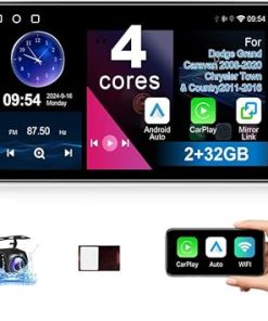 Dash Camera-Leadfan-Leadfan Car Stereo Radio for Dodge Grand Caravan 2008-2020 Chrysler Town & Country 2011-2016 Grand Voyager 2011-2015 Wireless CarPlay Android Auto- 9″ Touch Screen Display WiFi GPS BT FM Rear Camera Dash Camera-Leadfan-Leadfan Car Stereo Radio for Dodge Grand Caravan 2008-2020 Chrysler Town & Country 2011-2016 Grand Voyager 2011-2015 Wireless CarPlay Android Auto- 9″ Touch Screen Display WiFi GPS BT FM Rear Camera