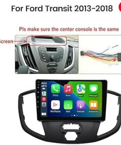 Dash Camera-RONGJI-Radio for Ford Transit 2013-2019 Stereo Upgrade Dash Kit Car GPS Navigation-2+32GB 9″ IPS Touch Screen Head Unit with Car-Play & Android Auto/SWC/Rear View 2