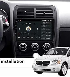 Dash Camera-MekedeTech-MekedeTech Android Car Radio Stereo GPS Navigation for Dodge Caliber 2009-2011 Head Unit Replacement-9 inch Touch Screen Upgrade with Wireless CarPlay/Android Auto 2