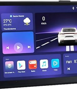 Dash Camera-Alikali-7″ Android 13 Car Stereo w/Wireless Carplay Android Auto fit for Dodge Charger 2008 2009 2010 Double Din Touch Screen Car Audio Receiver w/WiFi GPS Bluetooth/FM/AM/DSP/AHD Mic – 1+16G