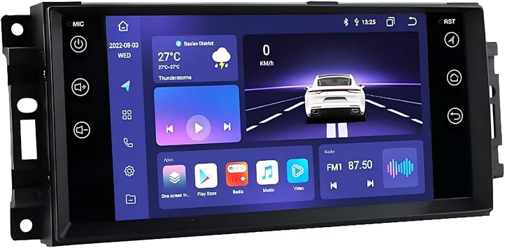 Dash Camera-Alikali-7″ Android 13 Car Stereo w/Wireless Carplay Android Auto fit for Dodge Charger 2008 2009 2010 Double Din Touch Screen Car Audio Receiver w/WiFi GPS Bluetooth/FM/AM/DSP/AHD Mic – 1+16G Dash Camera-Alikali-7" Android 13 Car Stereo w/Wireless Carplay Android Auto fit for Dodge Charger 2008 2009 2010 Double Din Touch Screen Car Audio Receiver w/WiFi GPS Bluetooth/FM/AM/DSP/AHD Mic - 1+16G