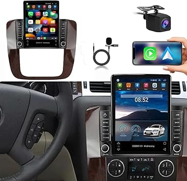 Dash Camera-Loddery-9.7 Inch Android 13 Car Stereo Radio for Chevrolet GMC 2007 2008 2009 2010 2011 2012 2013 2014 with Wireless Carplay/Android Auto Double Din GPS Navigation BT WiFi Camera【2+32G】 Dash Camera-Loddery-9.7 Inch Android 13 Car Stereo Radio for Chevrolet GMC 2007 2008 2009 2010 2011 2012 2013 2014 with Wireless Carplay/Android Auto Double Din GPS Navigation BT WiFi Camera【2+32G】