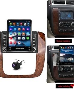 Dash Camera-Ftoghe-9.7” Car Stereo Radio for Chevrolet GMC 2006-2014- Android 13 Touchscreen with Wireless CarPlay & Android Auto 2