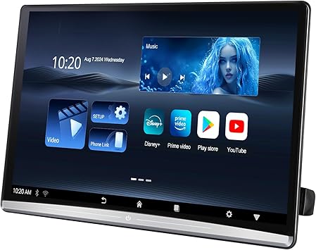 Dash Camera-AINAVI-13.3Inch Android 11 Car Tablet TV- Car Headrest Monitor Touchscreen Support 5G WiFi Wireless Phone Mirror Link Airplay HDMI Bluetooth USB SD Car Video Player (13.3″ 2G Ram+32G ROM(1*pc)) Dash Camera-AINAVI-13.3Inch Android 11 Car Tablet TV- Car Headrest Monitor Touchscreen Support 5G WiFi Wireless Phone Mirror Link Airplay HDMI Bluetooth USB SD Car Video Player (13.3" 2G Ram+32G ROM(1*pc))