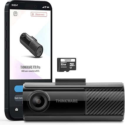 Dash Camera-THINKWARE-THINKWARE F70 PRO Dash Cam- 1080P Full HD WiFi Dashcam for Car Camera 3 Dash Camera-THINKWARE-THINKWARE F70 PRO Dash Cam- 1080P Full HD WiFi Dashcam for Car Camera - Image 3