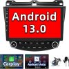 Dash Camera-BINIZE-Binize Android 13 Car Stereo Radio Wireless Carplay&Android Auto 10 Inch Touchscreen Radio Compatible with Honda Accord 7th 2003 2004 2005 2006 2007 Support GPS Bluetooth/FM/DSP+Backup Camera