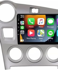 Dash Camera-Generic-for Toyota Matrix Radio 2009-2014 Android 13 Car Stereo 9″” Touchscreen Wireless Carplay Android Auto GPS Navigation with Free Reverse Camera 4G RAM+64G ROM