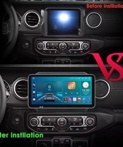 Dash Camera-hizpo-10.33 Inch Car Stereo Radio for Jeep Wrangler JL(2018-2023)/Gladiator (2018-2023)- 8Core 4+32GB GPS Navigation with Carplay Weather SWC DSP (Do Not Plug and Play 2