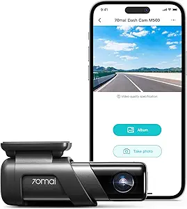 Dash Camera-70mai-70mai True 2.7K 1944P Dash Cam M500- eMMC Built-in 128GB Storage 3 Dash Camera-70mai-70mai True 2.7K 1944P Dash Cam M500- eMMC Built-in 128GB Storage - Image 3