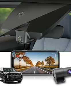 Dash Camera-FITCAMX-Fitcamx 2160P+Rear 1080P Dash Cam Adapts for Hyundai Palisade 2023-2025 (Part No#S8711) with Auto Dimming- OEM Look