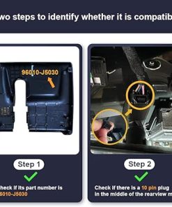 Dash Camera-FITCAMX-Fitcamx 4K Dash Cam Suitable for Kia Stinger 2022 2023 2024 (Part No#J5030) with Auto Dimming- OEM Look 2