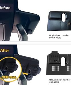 Dash Camera-FITCAMX-Fitcamx 4K Dash Cam Suitable for Kia Stinger 2018 2019 2020 2021 with Auto Dimming (Part No#J5010)- Integrated OEM Look 2