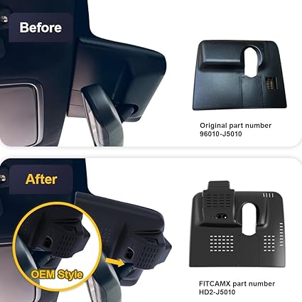 Dash Camera-FITCAMX-Fitcamx 4K Dash Cam Suitable for Kia Stinger 2018 2019 2020 2021 with Auto Dimming (Part No#J5010)- Integrated OEM Look 2 Dash Camera-FITCAMX-Fitcamx 4K Dash Cam Suitable for Kia Stinger 2018 2019 2020 2021 with Auto Dimming (Part No#J5010)- Integrated OEM Look - Image 2