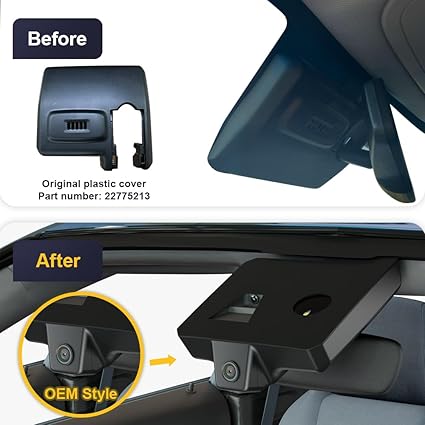 Dash Camera-FITCAMX-Fitcamx 4K Dash Cam Suitable for Chevy Suburban & Tahoe 2015-2020 (with Auto-Dimming)- Integrated OEM Look 2 Dash Camera-FITCAMX-Fitcamx 4K Dash Cam Suitable for Chevy Suburban & Tahoe 2015-2020 (with Auto-Dimming)- Integrated OEM Look - Image 2