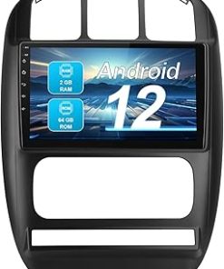 Dash Camera-j Junsun-2+64GB 10.1 inch Touchscreen Car Radio Stereo for Dodge Caravan Chrysler Town&Country 2001-2007 Android 12 CarPlay Android Auto Bluetooth DSP with GPS Navigation