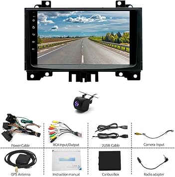 Dash Camera-EWLSAC-Android 13.0 Double Din Car Stereo for Mercedes Benz Sprinter 2006-2017- 9 Inch HD Touch Screen Car Audio Receiver with GPS 2 Dash Camera-EWLSAC-Android 13.0 Double Din Car Stereo for Mercedes Benz Sprinter 2006-2017- 9 Inch HD Touch Screen Car Audio Receiver with GPS - Image 2