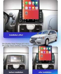 Dash Camera-Alikali-9.7″ Car Stereo w/Carplay Android Auto for Chrysler Town and Country 2011-2016-for Dodge Grand Caravan 2011-2020 2 Din Android 13.0 Car Radio Receiver w/GPS Navigation Bluetooth Backup Camera – 2+32G 2