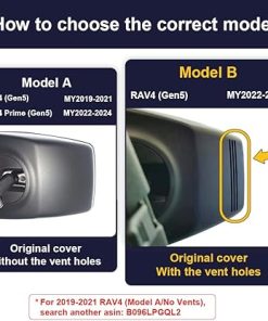 Dash Camera-FITCAMX-Fitcamx 4K Dash Cam Suitable for Toyota RAV4 2022 2023 2024 2025 LE Limited SE Adventure XLE Premium XSE (Model B) with Vent Hole- OEM Look 2