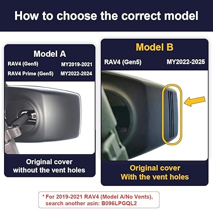 Dash Camera-FITCAMX-Fitcamx 4K Dash Cam Suitable for Toyota RAV4 2022 2023 2024 2025 LE Limited SE Adventure XLE Premium XSE (Model B) with Vent Hole- OEM Look 2 Dash Camera-FITCAMX-Fitcamx 4K Dash Cam Suitable for Toyota RAV4 2022 2023 2024 2025 LE Limited SE Adventure XLE Premium XSE (Model B) with Vent Hole- OEM Look - Image 2