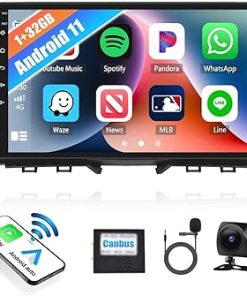 Dash Camera-CAMECHO-Car Stereo Radio with Wireless Apple CarPlay Android Auto for Mercedes Benz C-Class 2007-2011 W204 9” Android 11 Touch Screen Bluetooth Car Radio with GPS Navigation HiFi FM AHD Backup Camera [1+32GB]