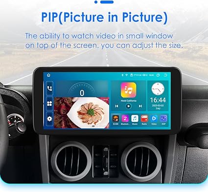Dash Camera-hizpo-hizpo 10.33 inch Car Radio Stereo for Jeep Wrangler JK (2007-2018)- 8 core 4GB+32GB Navigation QLED Touchscreen with CarPlay Android Auto Bluetooth DSP SWC RDS USB Local Weather 3 Dash Camera-hizpo-hizpo 10.33 inch Car Radio Stereo for Jeep Wrangler JK (2007-2018)- 8 core 4GB+32GB Navigation QLED Touchscreen with CarPlay Android Auto Bluetooth DSP SWC RDS USB Local Weather - Image 3