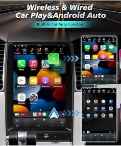 Dash Camera-CUSP-2024 New Android Car Stereo Radio GPS Navigation System for Ford Taurus 2012-2016 Multimedia Player 13.3 inch 4K IPS Screen 4G+64G Car Play and Android Auto Audio Video in Dash Kit 2